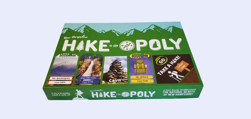 Hike-opoly board game box.