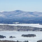 View from summit of Mount Major with (possibly) Mount Washington in the background.