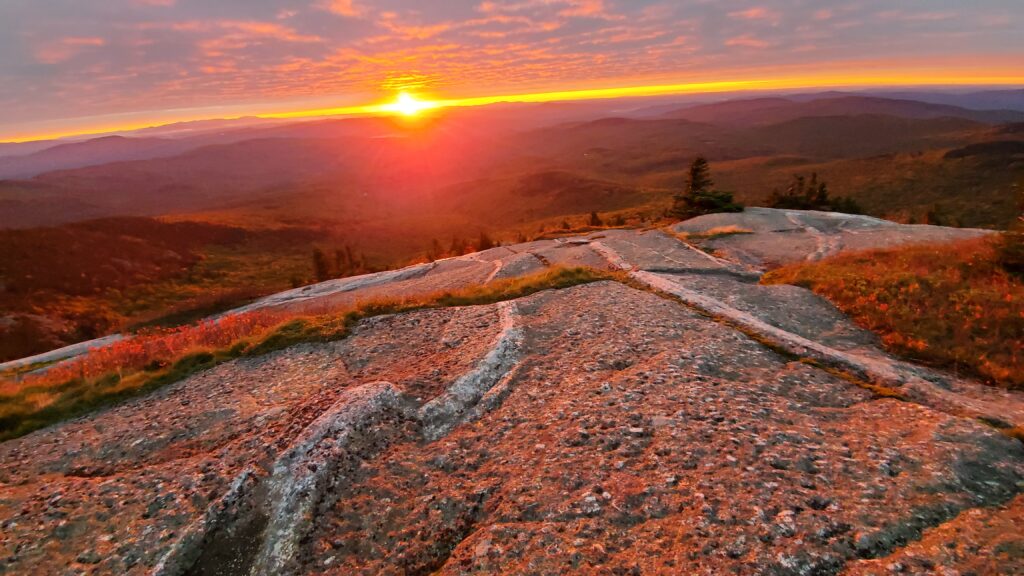 Sunrise from Cardigan Mountain