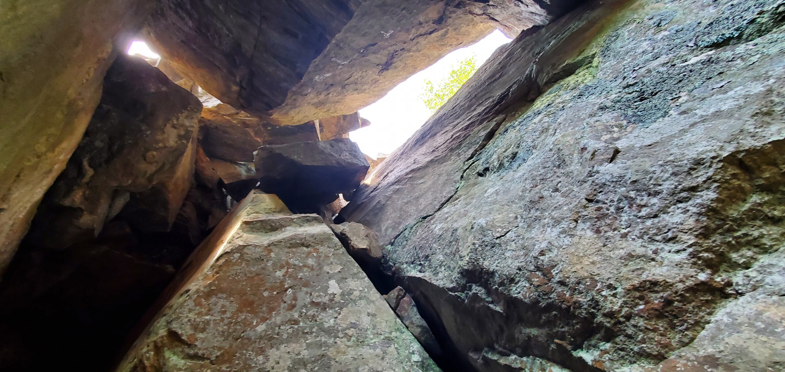 Cave on Mount Percival in Sandwich, New Hampshire.